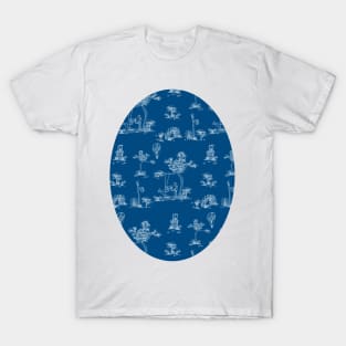 Toile Blue Unicorn T-Shirt